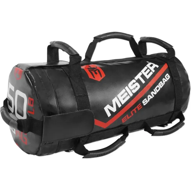 Meister Elite sacco sabbia fitness 22,7 kg 3 kettlebell