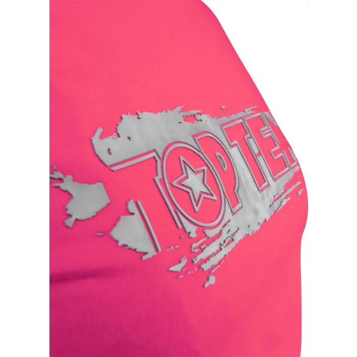 TOP TEN Power Ink 3D t-shirt donna cotone allenamento