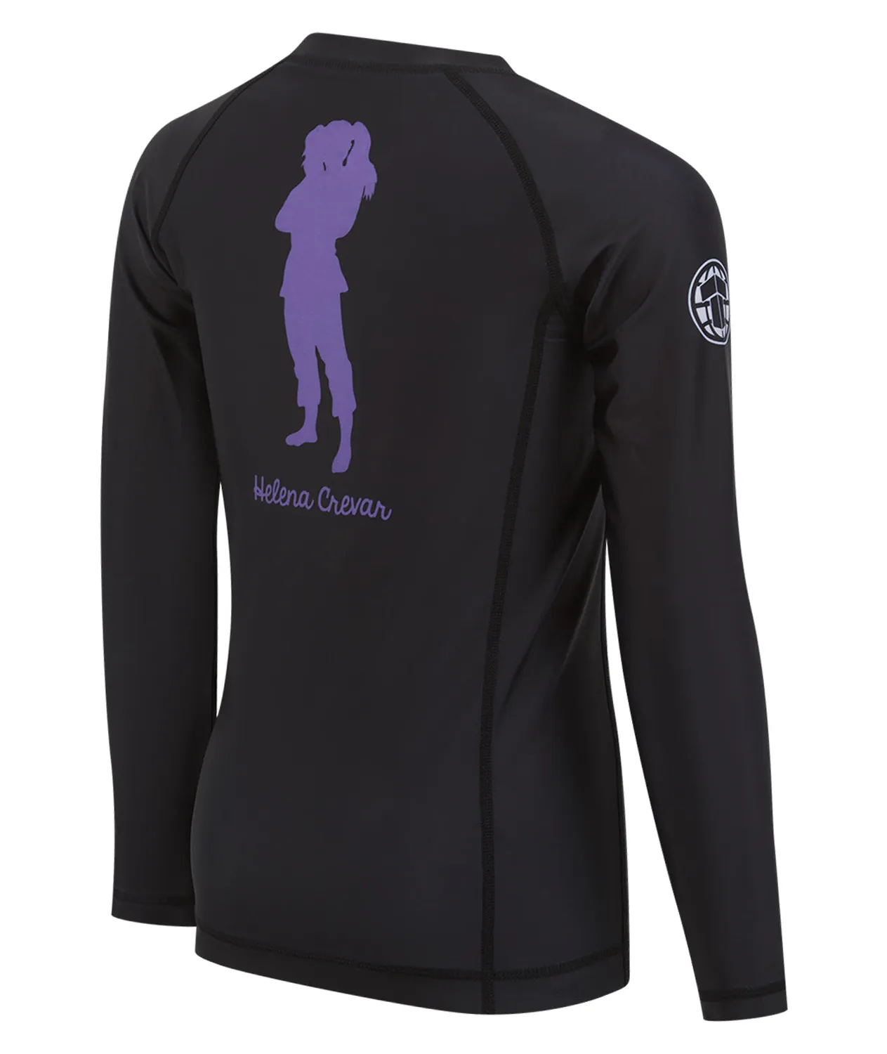 Tatami Helena Profile rash guard bambina nera manica lunga