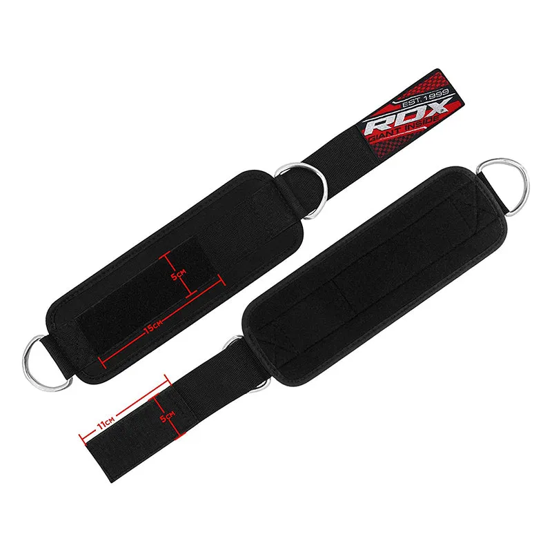 RDX A1 cavigliera fitness nera cavo slancio gambe