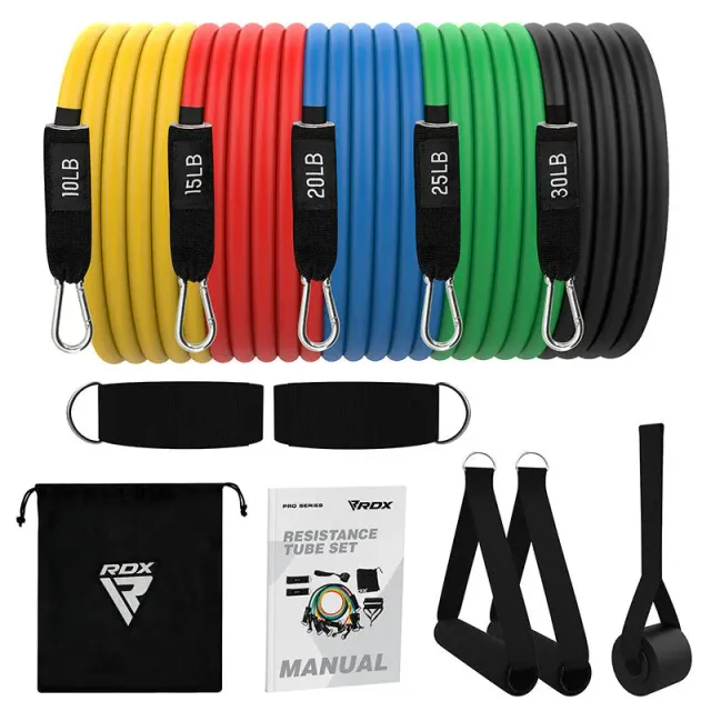 RDX L1 Set Bande Resistenza 10-30 Libbre Multicolore