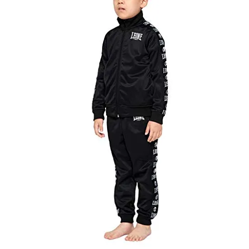 Leone1947 Ambassador AB301J tuta bambino nero 9/10 anni cotone