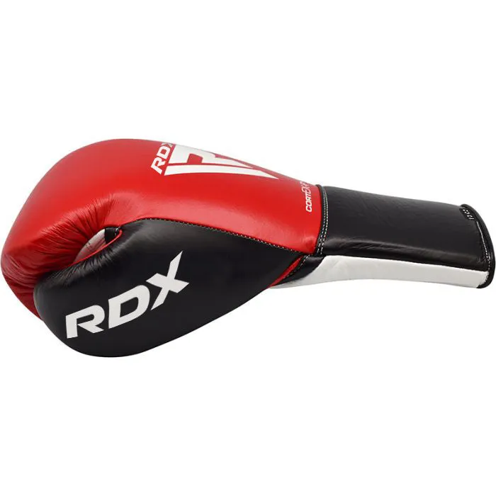 RDX C2 Fight Guantoni Boxe Pelle 10oz Rossi da Match