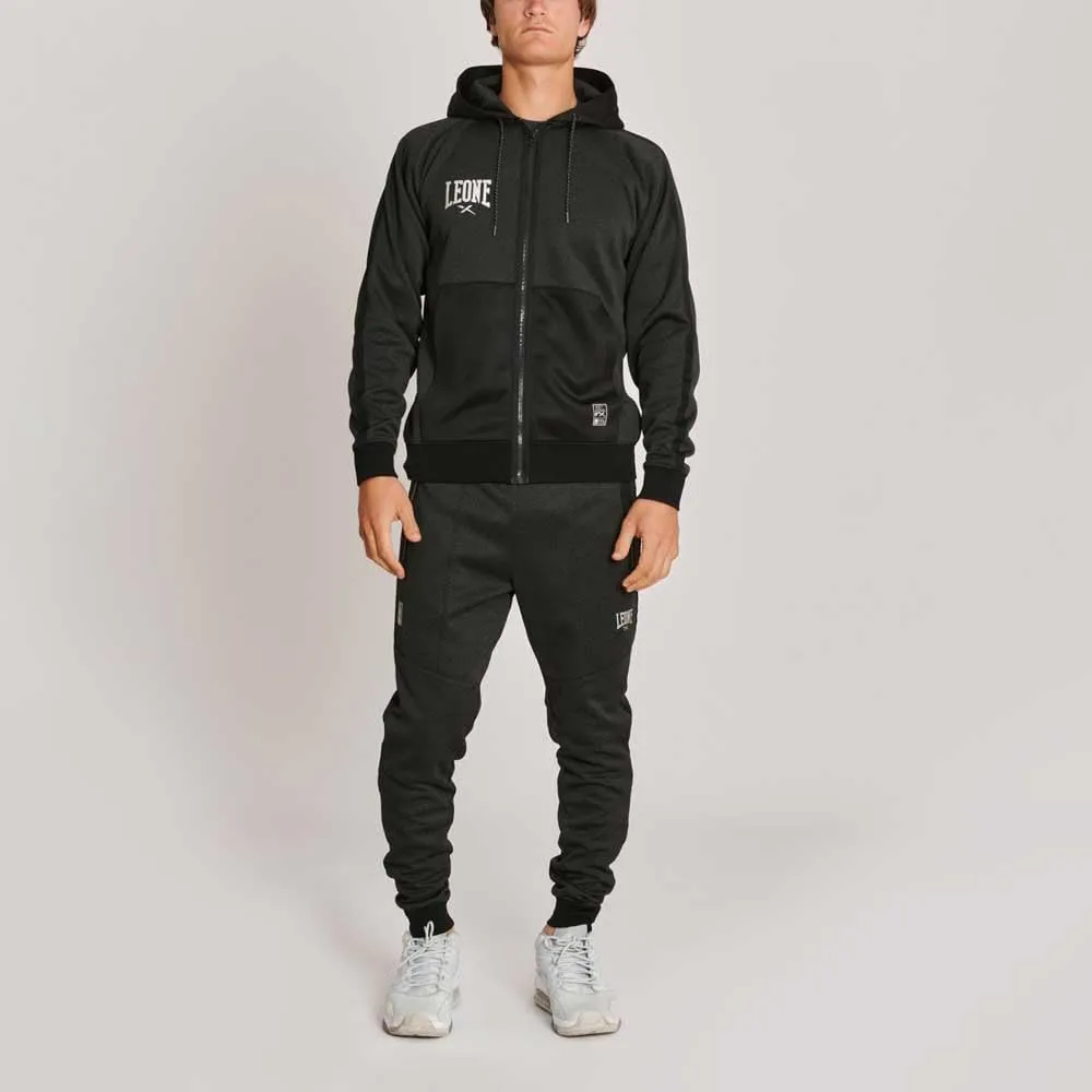 Leone1947 Melange pantaloni tuta uomo taglia L con zip