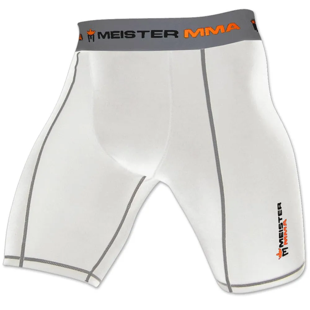 Meister Rush Fight pantaloncini compressione MMA Rosso 34-35