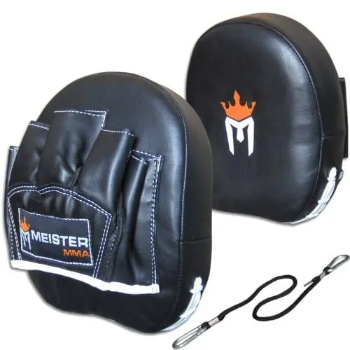 Meister MMA guanti paracolpi curvi neri coppia