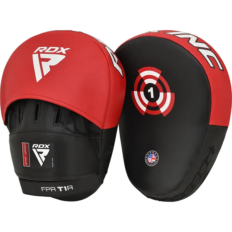 RDX T1 focus mitts curvi coach boxe MMA protezione polso