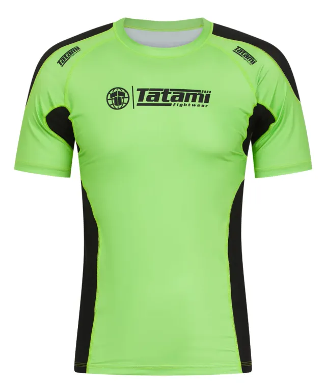Tatami Technical Rash Guard Manica Corta Verde