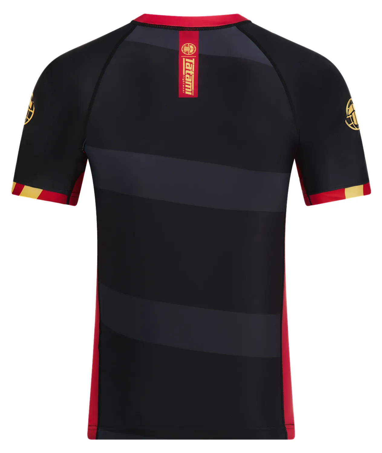 Tatami Nomad rash guard nero rosso riciclato
