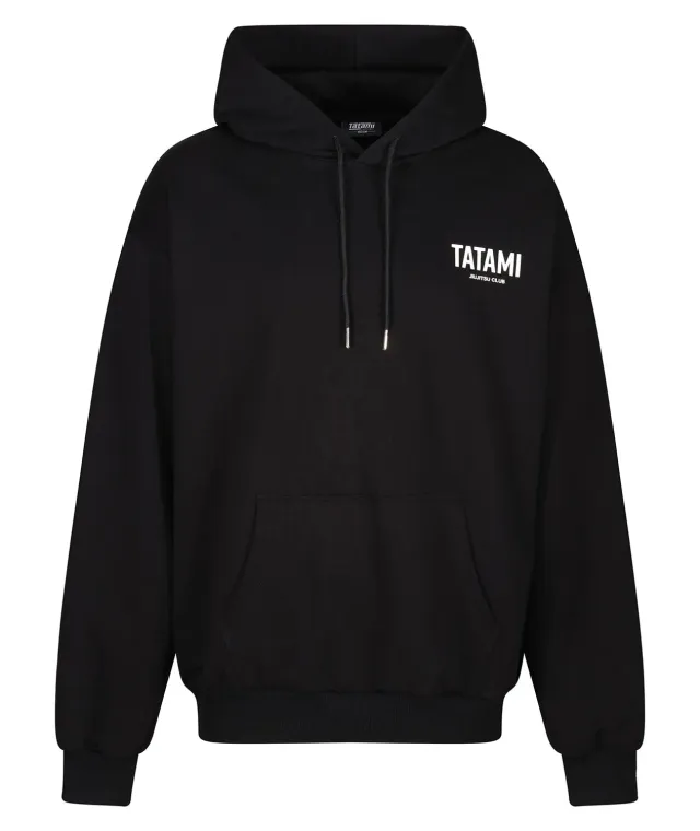 Tatami JJ Club felpa cappuccio oversize nera