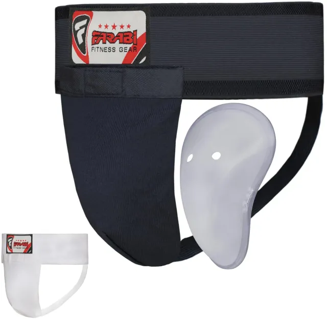 Farabi Rampart conchiglia protettiva M nero PU antiurto