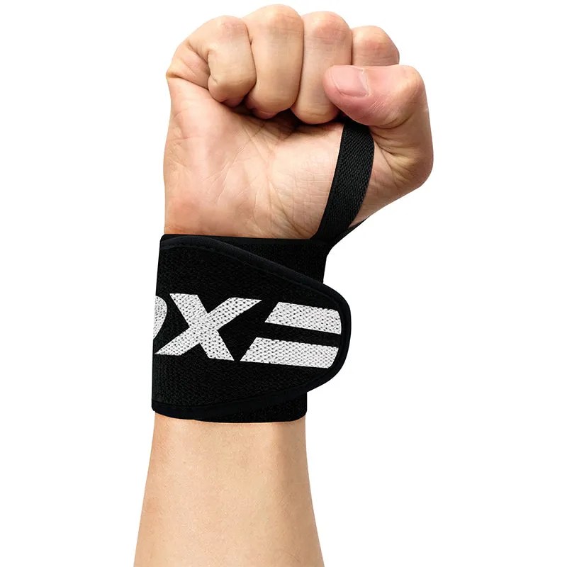 RDX W2 polsini palestra neri supporto polso