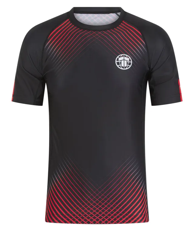 Tatami Vortex rash guard rosso riciclata uomo