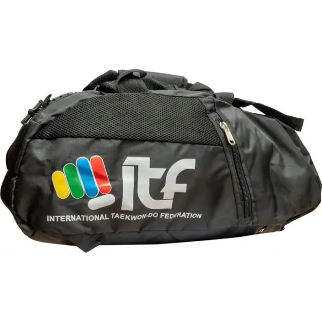 TOP TEN ITF Nero borsone zaino palestra nero