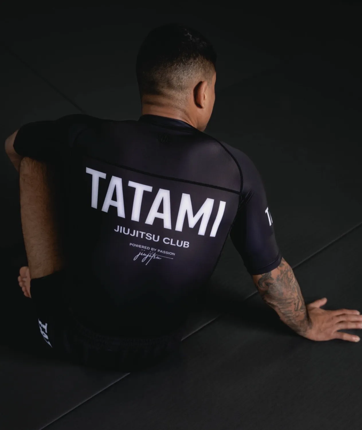 Tatami JJ Club rash guard maniche corte nera