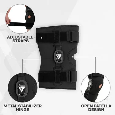 RDX KB ginocchiera rotula aperta con cerniere