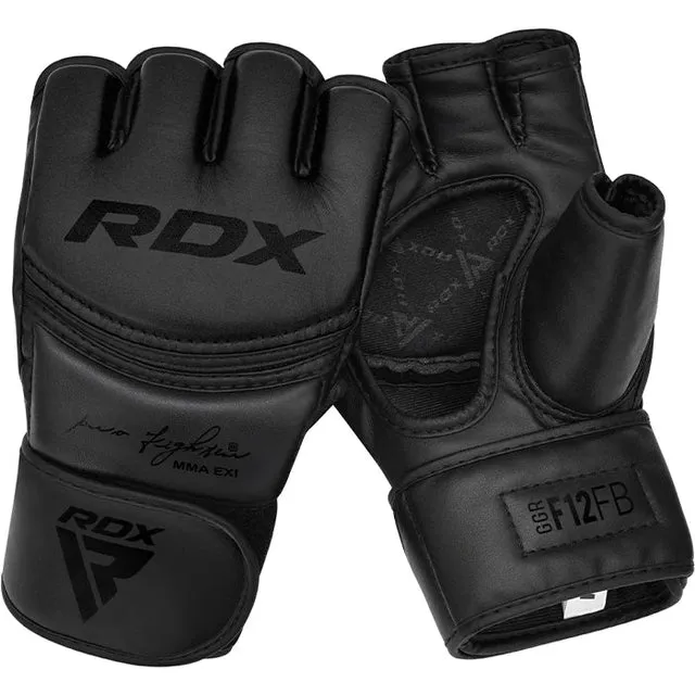 RDX F-12 Plus Guanti MMA Grappling Pelle