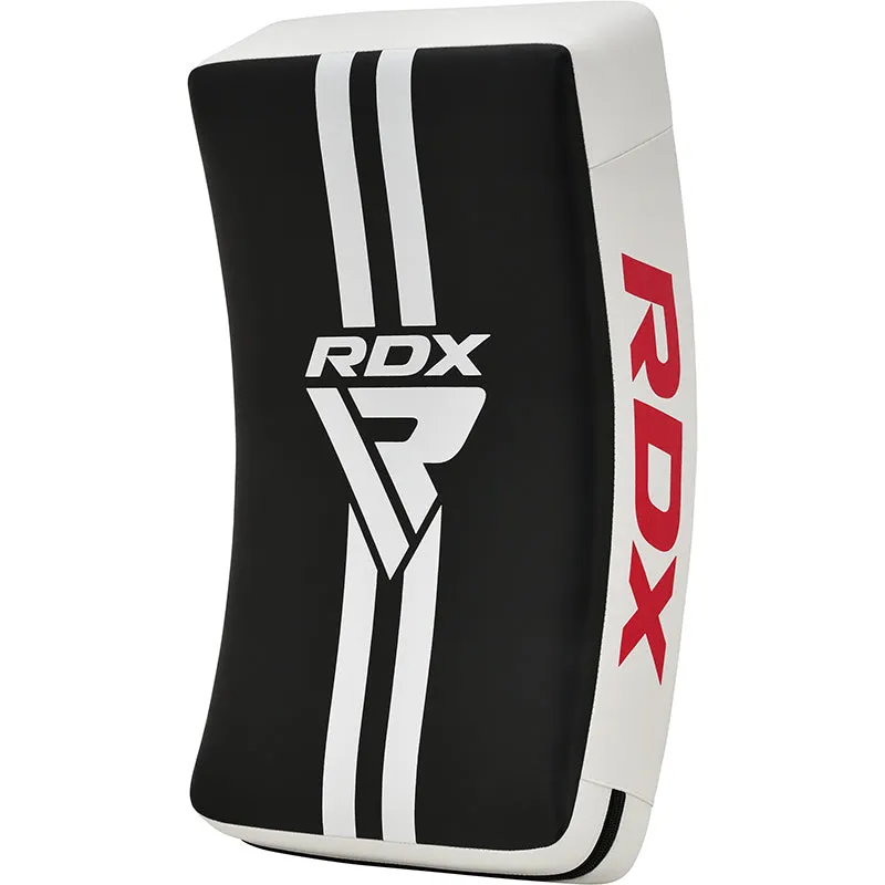 RDX T1 Scudo Calci Curvo Pelle Nero Allenamento