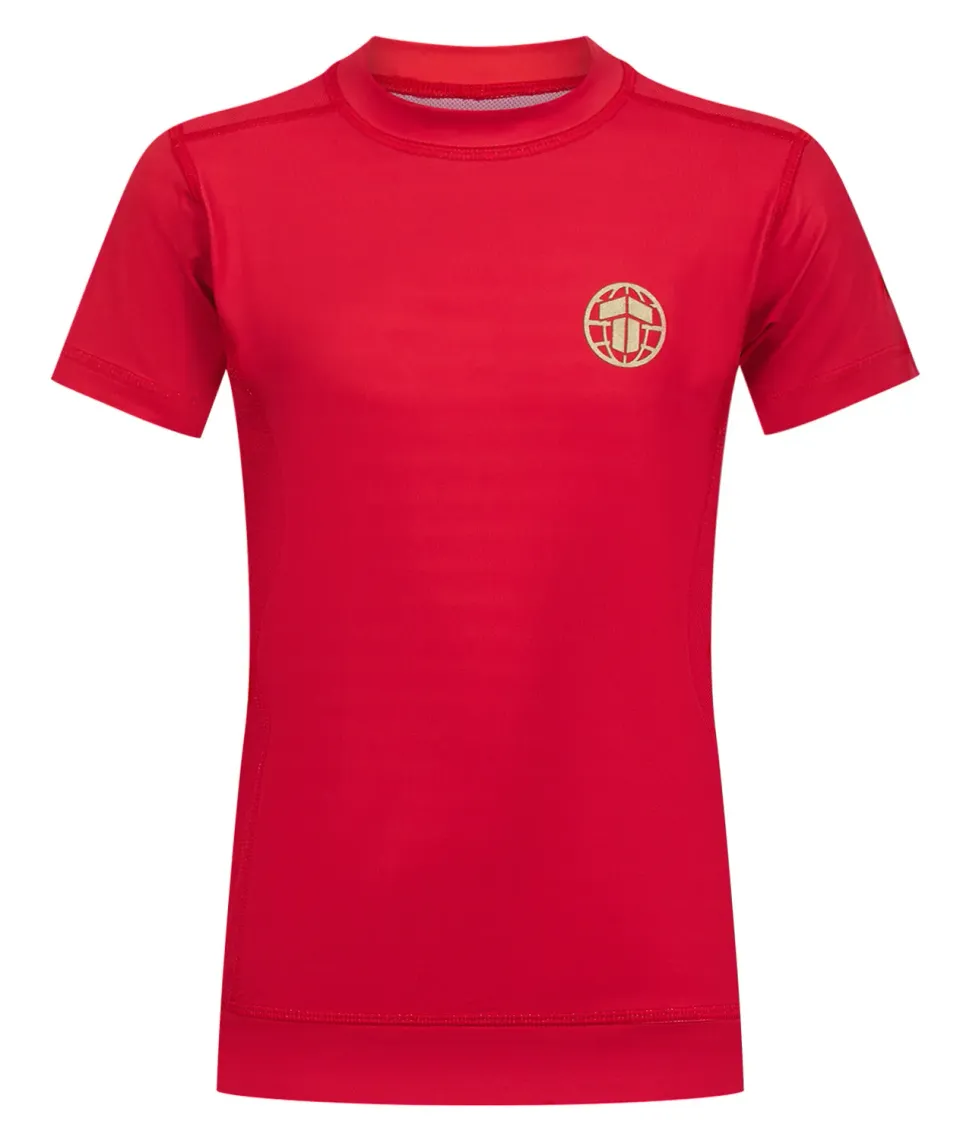 Tatami Pro rash guard bimbi rossa maniche corte