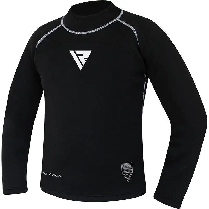 RDX X3 rash guard compression maniche lunghe termica