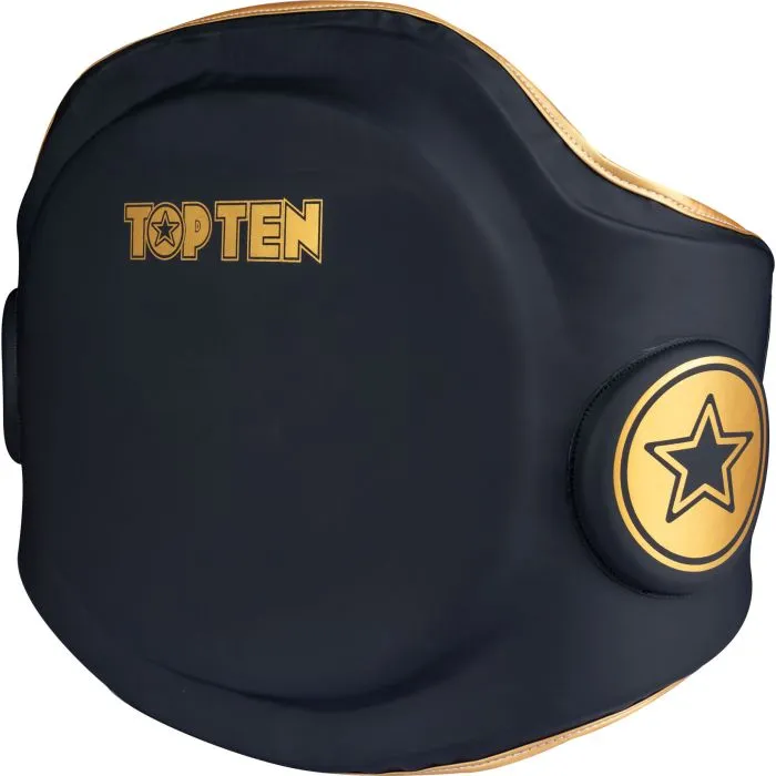 TOP TEN Belly Corazza Addominale Nero-Oro