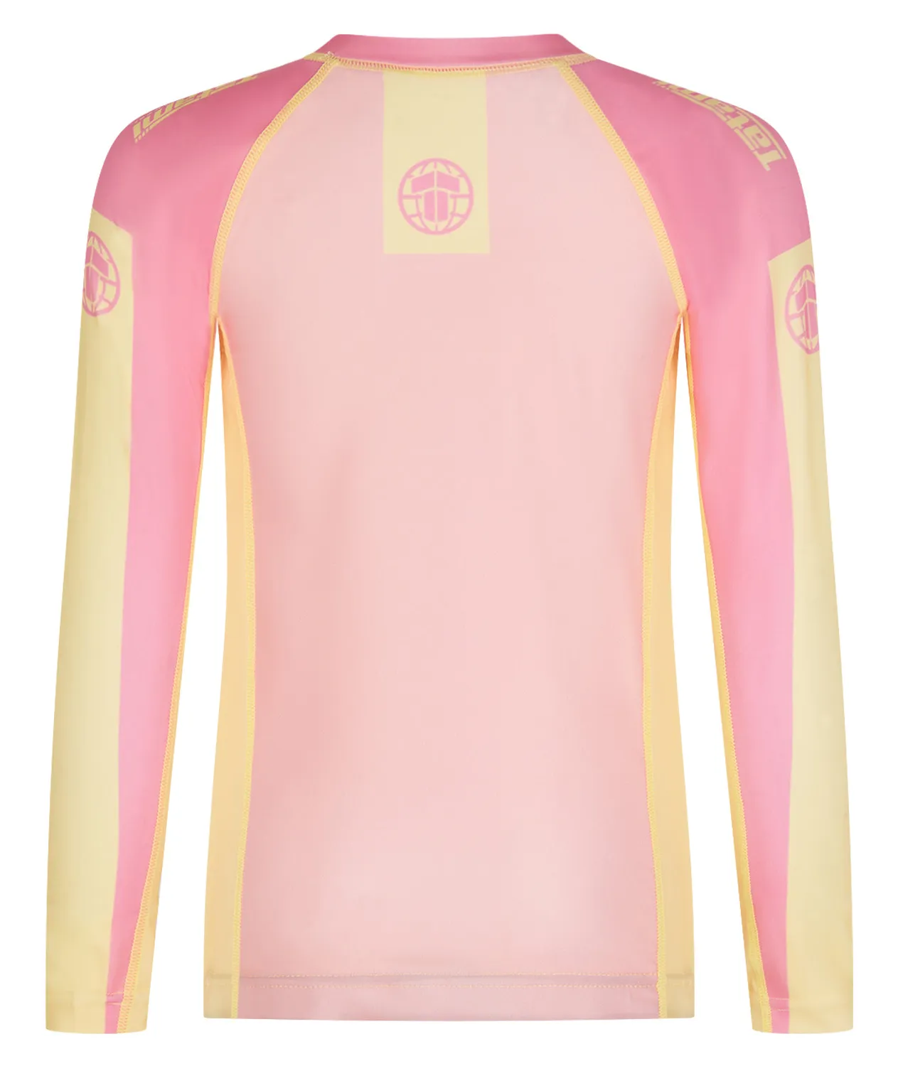 Tatami Contrast rash guard manica lunga rosa bambini