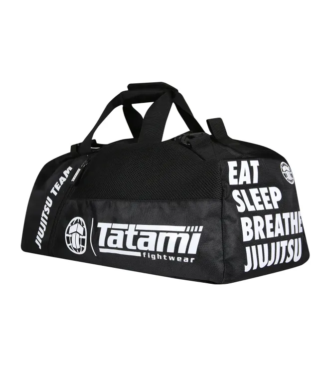 Tatami Jiu Jitsu Gear Bag Borsone Nero 35L