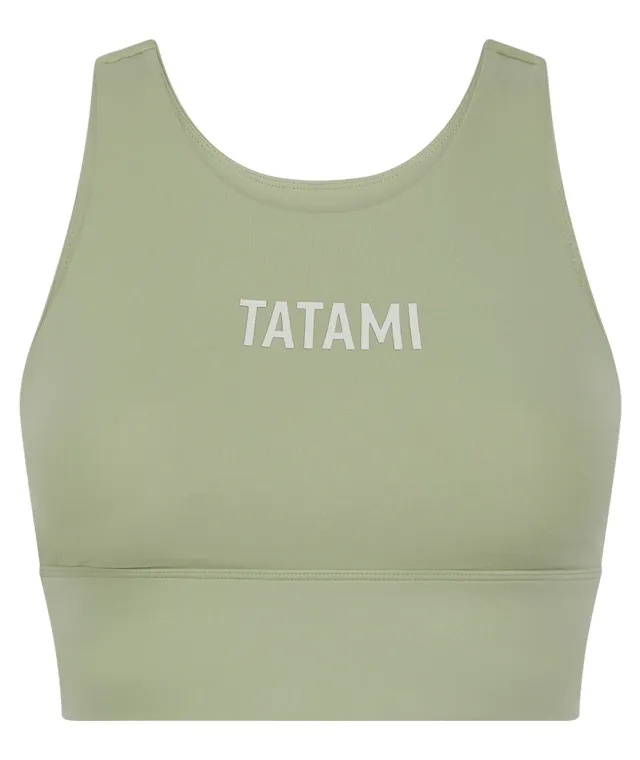 Tatami Luxe sports bra donna salvia sostegno medio rimovibile