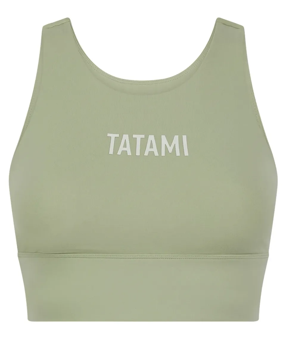 Tatami Luxe sports bra donna salvia sostegno medio rimovibile