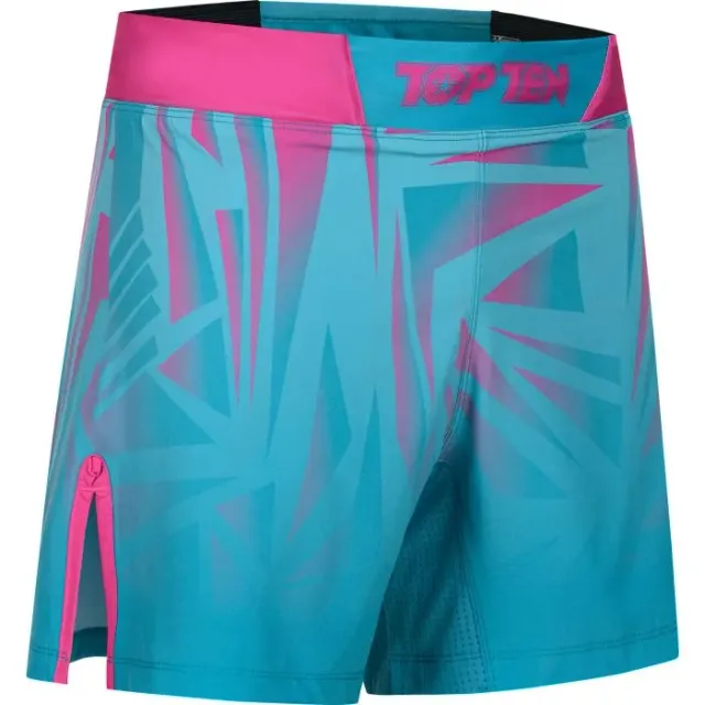 TOP TEN Borrado pantaloncini MMA con slip interno