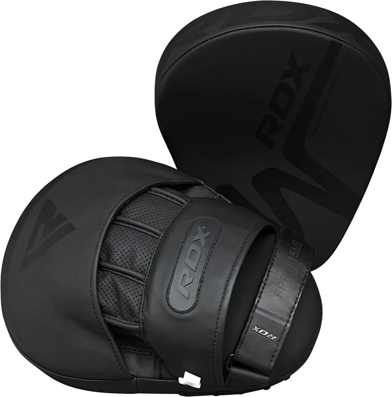 RDX F15 Noir Guanti Boxe + Paracolpi Neri 14oz