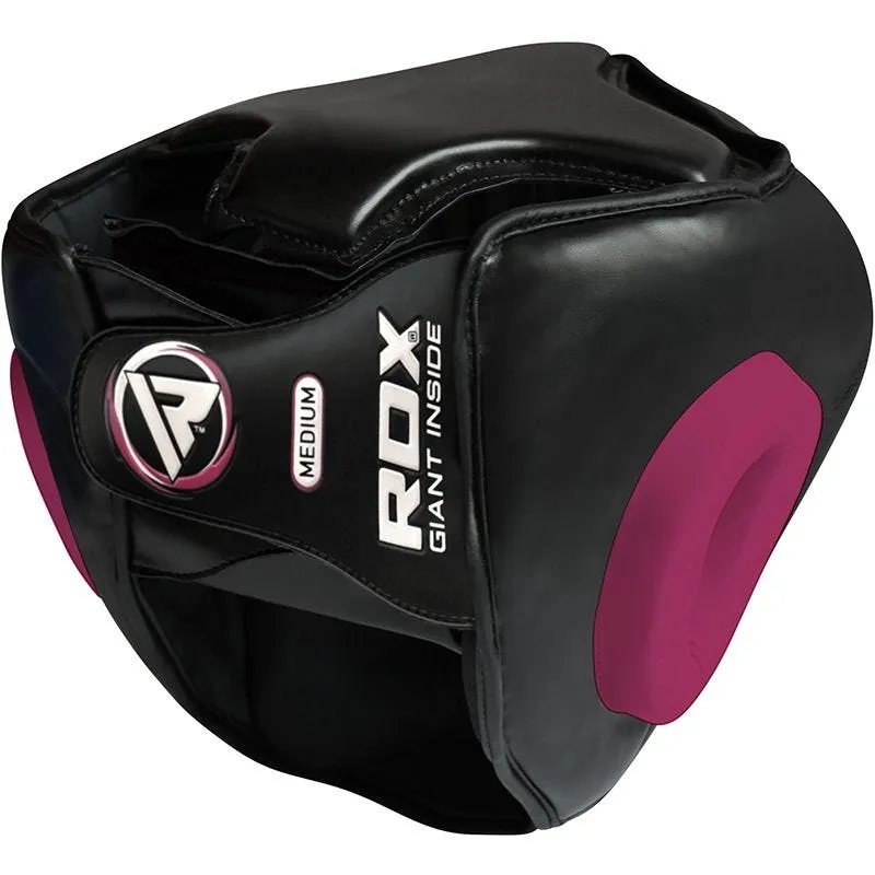 RDX T1 Caschetto Boxe Rosa con Gabbia Protettiva