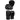 RDX F15 Noir Set Guanti Boxe + Pads Pelle Nero Coppia