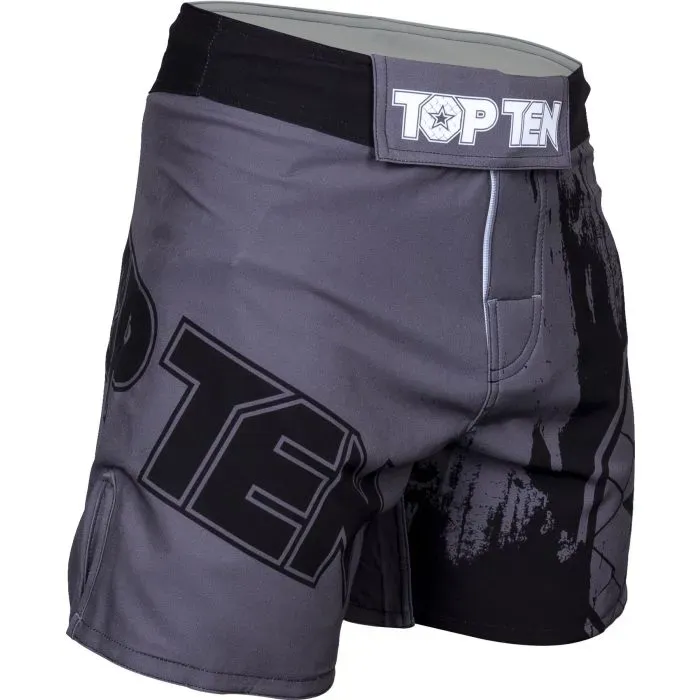 TOP TEN Power Ink Pantaloncini MMA elasticizzati
