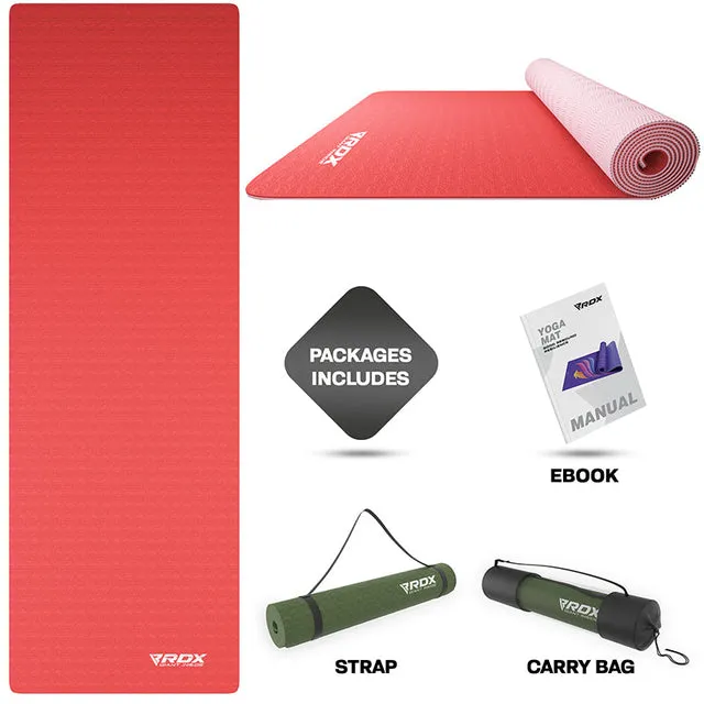 RDX PP Tappetino Yoga 6mm Antiscivolo TPE