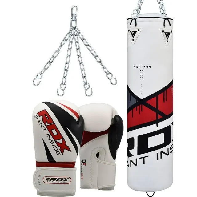 RDX F7 Ego Sacco Boxe con Guanti e Catene