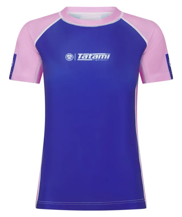 Tatami Contrast rashguard bambino navy rosa corte