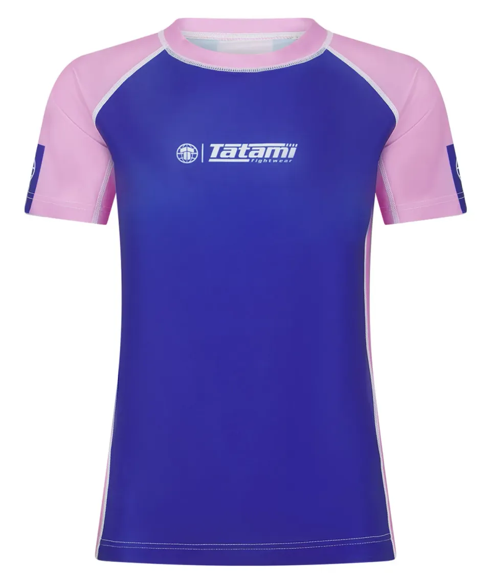 Tatami Contrast rashguard bambino navy rosa corte