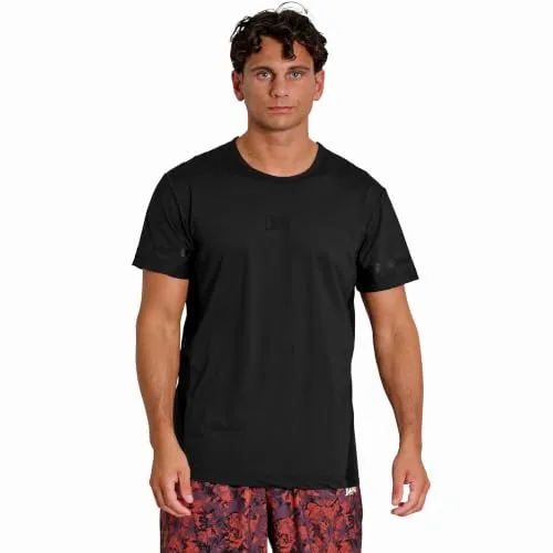 Leone 1947 Black Lion ABX330 t-shirt uomo nera L logo tono su tono