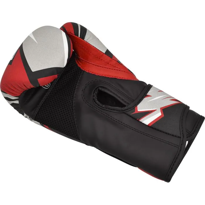 RDX J11 Guanti da Boxe Bambini 6 oz Rossi Resistenti