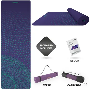RDX D8 Tappetino Yoga TPE 6mm 183x61 antiscivolo