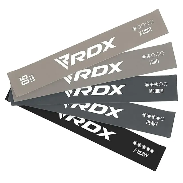 RDX MG 5-in-1 set 5 bande elastiche fitness lattice