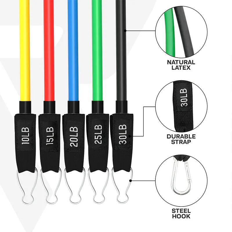 RDX L1 Set Bande Resistenza 10-30 Libbre Multicolore