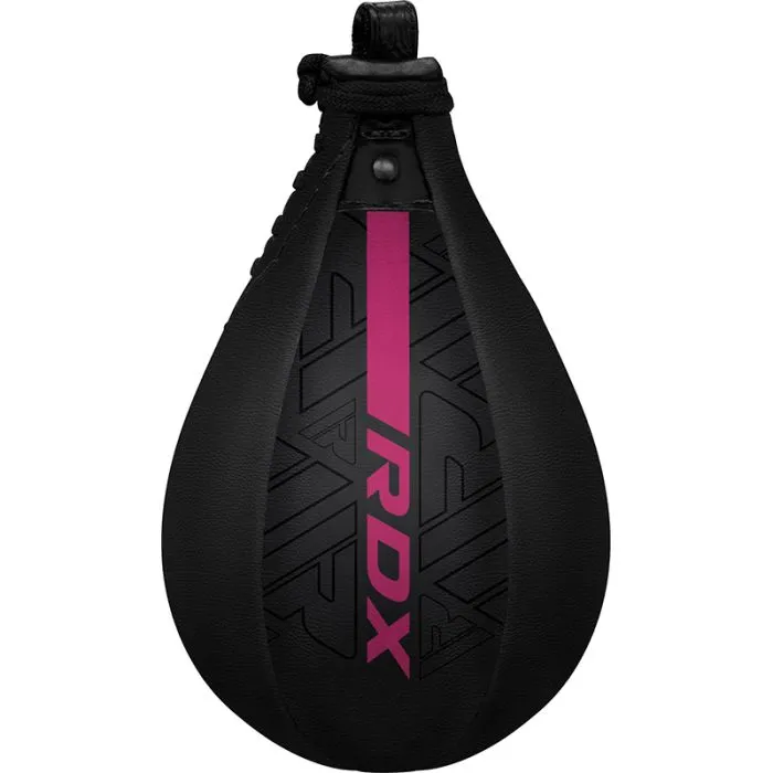 RDX F6 Kara Palla Velocità Boxe Nera Pelle Resistente