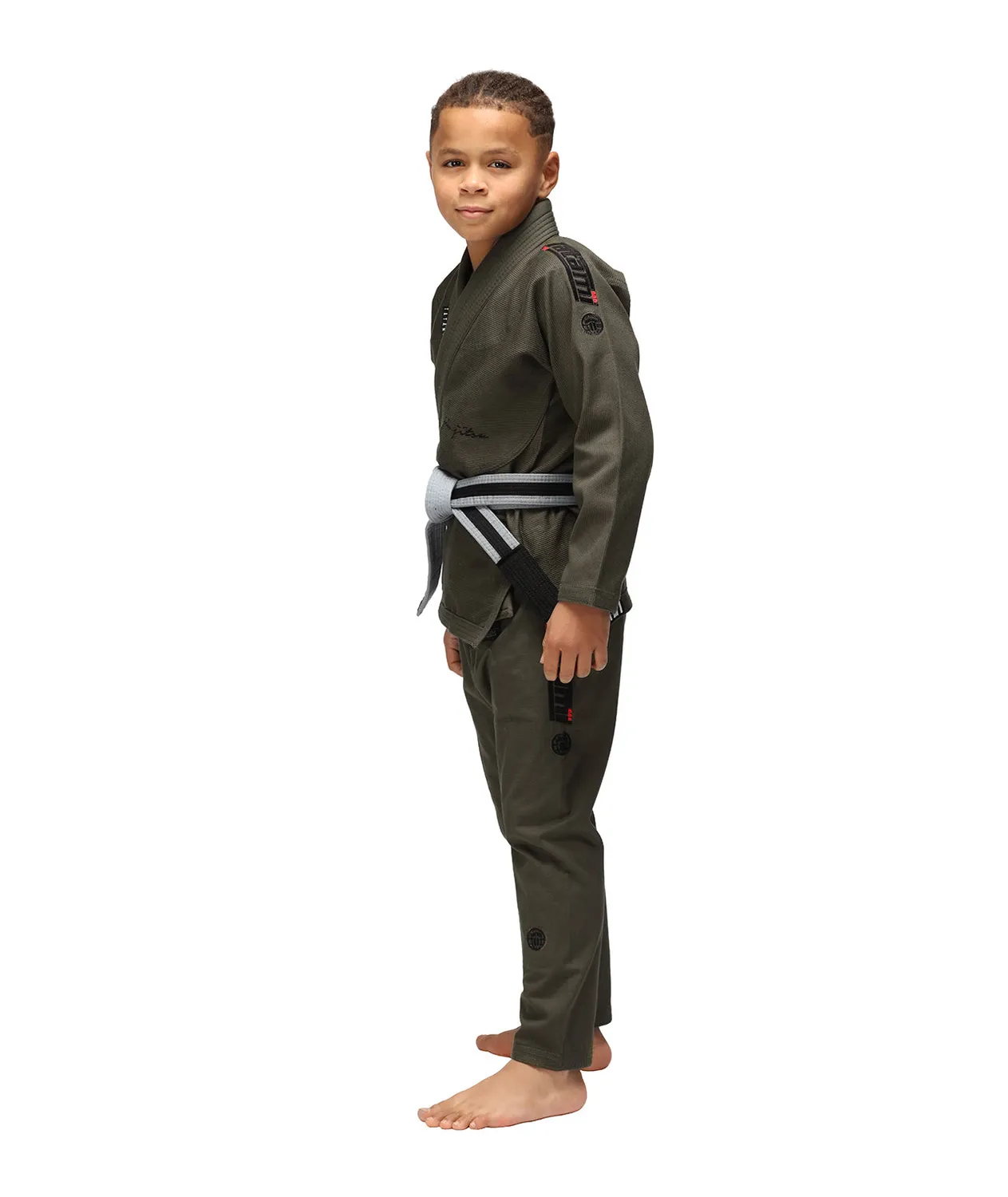 Tatami Elements Superlite Kimono BJJ Bambino Khaki Leggero