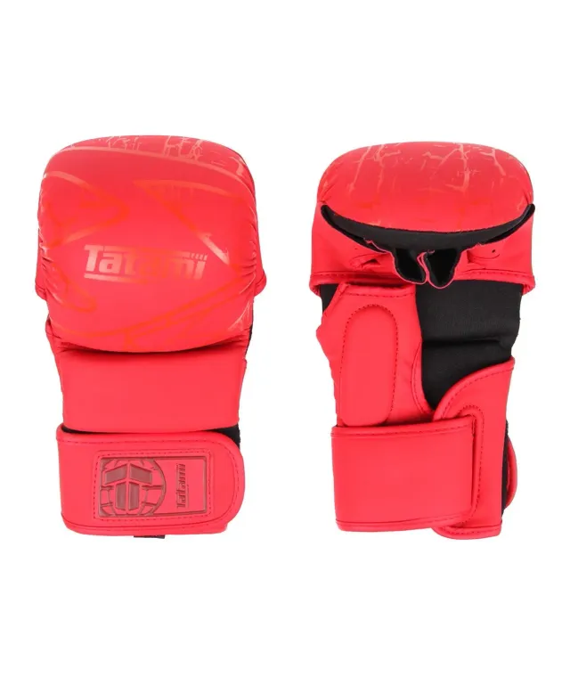 Tatami Fightwear Obsidian 6oz guanti MMA rossi L/XL sparring
