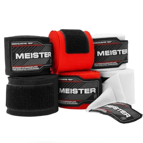 Meister Bende Semi-Elastiche 457 cm Boxe 3 Paia Nero