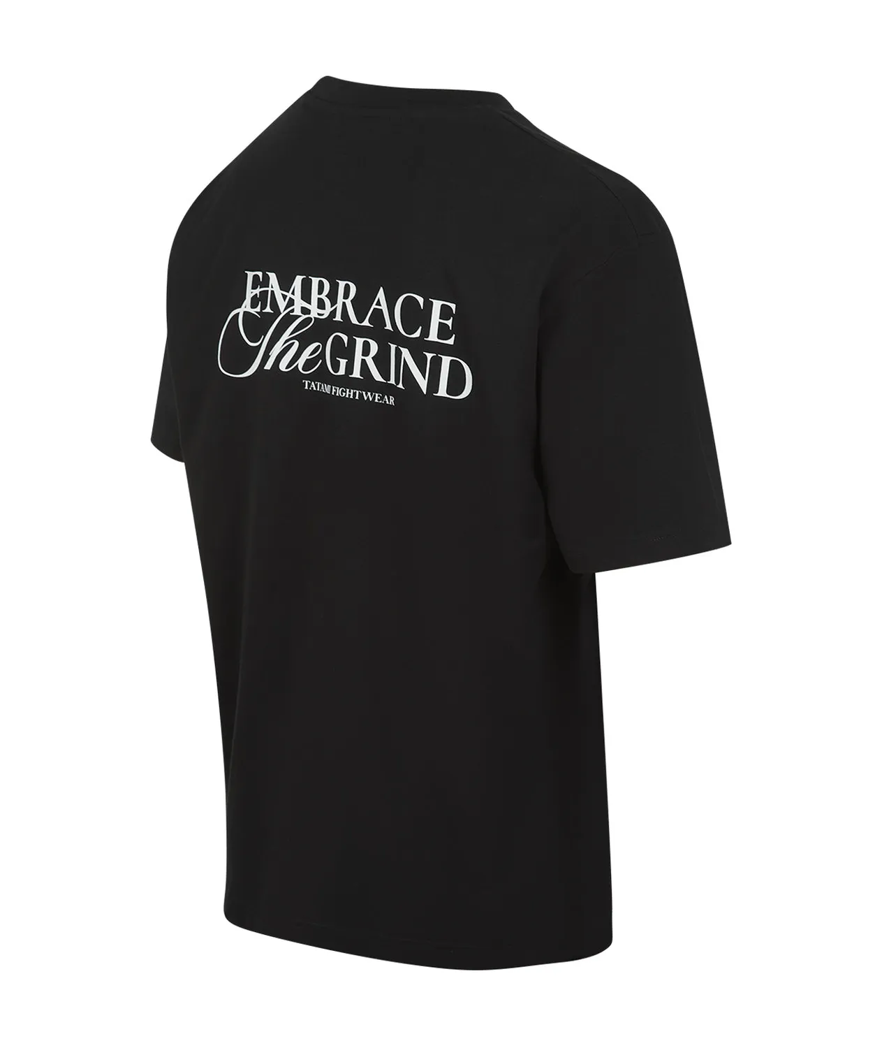 Tatami Embrace Grind t-shirt oversize nera 210 GSM