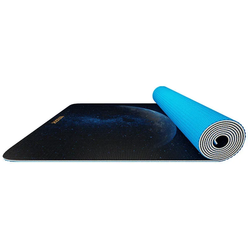RDX D7 Iris tappetino yoga PVC 6mm blue dot