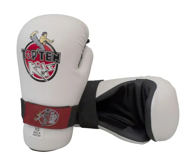 TOP TEN Action KIDS Pointfighter guanti kickboxing bimbi